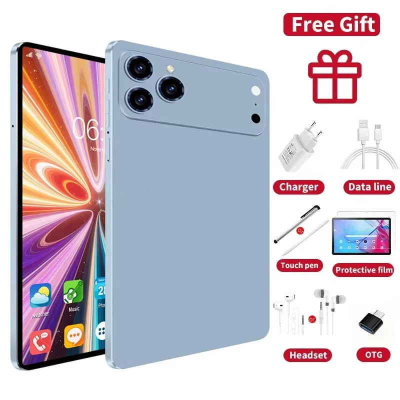 2026 Pad 17 Pro Max 10.1 Inch Global Edition Original Tablet 22GB 2TB MTK G99 Android16 4K HD 5G Dual SIM Video Call WIFI HD Tab