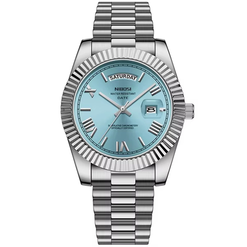 Fashion Quartz Men Watch Top Brand Luxury Wristwatch Day Date Miyota Watch Men Waterproof Steel Male Clock Reloj Hombre