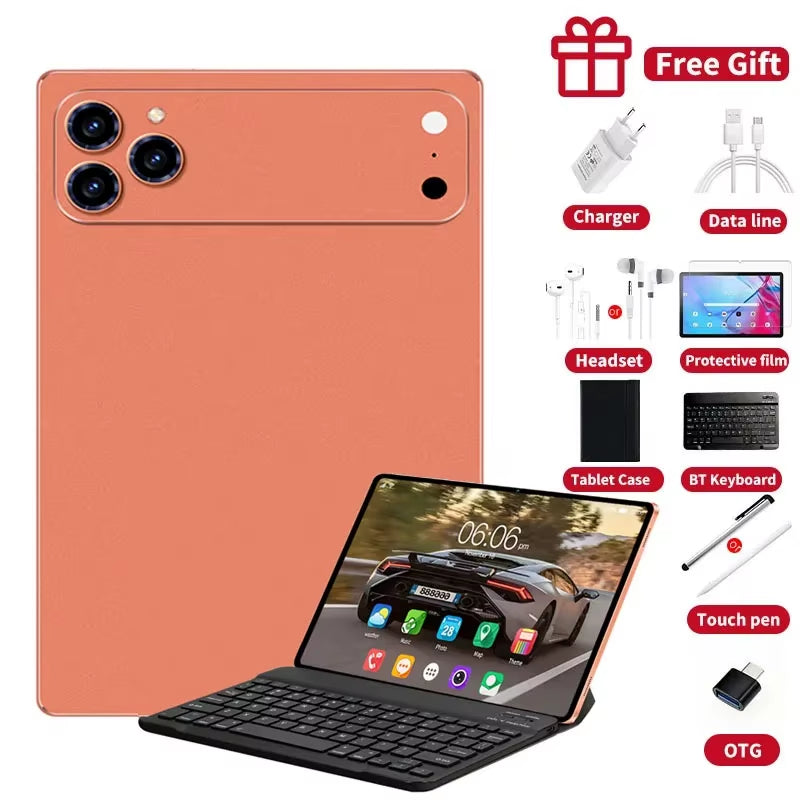 2026 Pad 17 Pro Max 10.1 Inch Global Edition Original Tablet 22GB 2TB MTK G99 Android16 4K HD 5G Dual SIM Video Call WIFI HD Tab