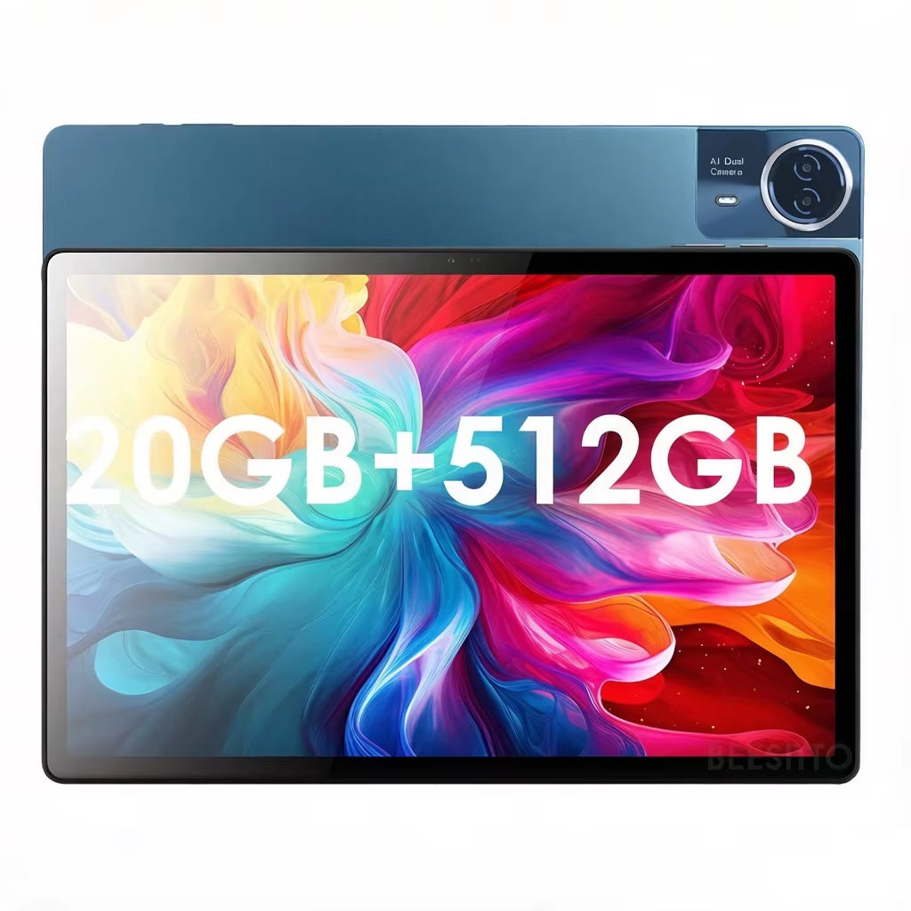 2026 Newest Android 15 Tablet 14.1 Inch T616 Octa-Core Tablets with 20GB RAM+512GB ROM 13800Mah Large Battery BT5.0 5G Wifi GPS
